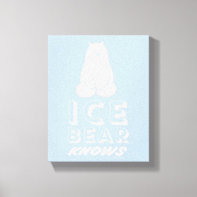 Toile L'Ours De Glace Connaît (Recto)
