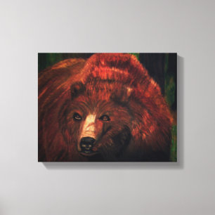 TOILE L'OURS GRIZZLY