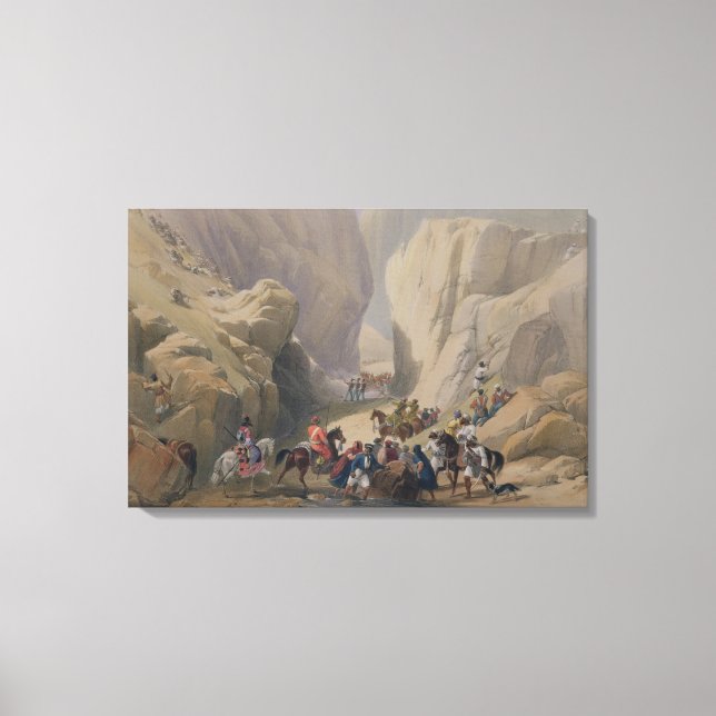 Toile L'ouverture dans le col étroit au-dessus du Siri B (Recto)