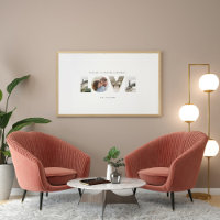 Love 4 photo simple moderne cadeau personnalisé