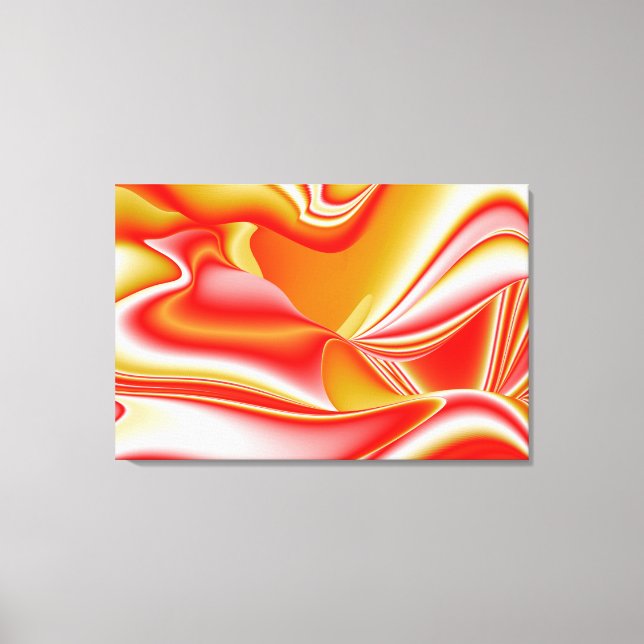 Toile Love and Gold Abstrait 3D Rainbowart (Recto)