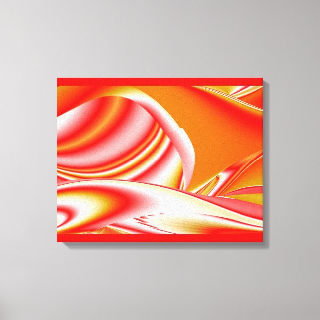 Toile Love and Gold Abstrait 3D Rainbowart (Recto)