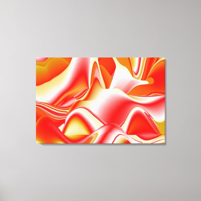 Toile Love and Gold Abstrait 3D Rainbowart (Recto)
