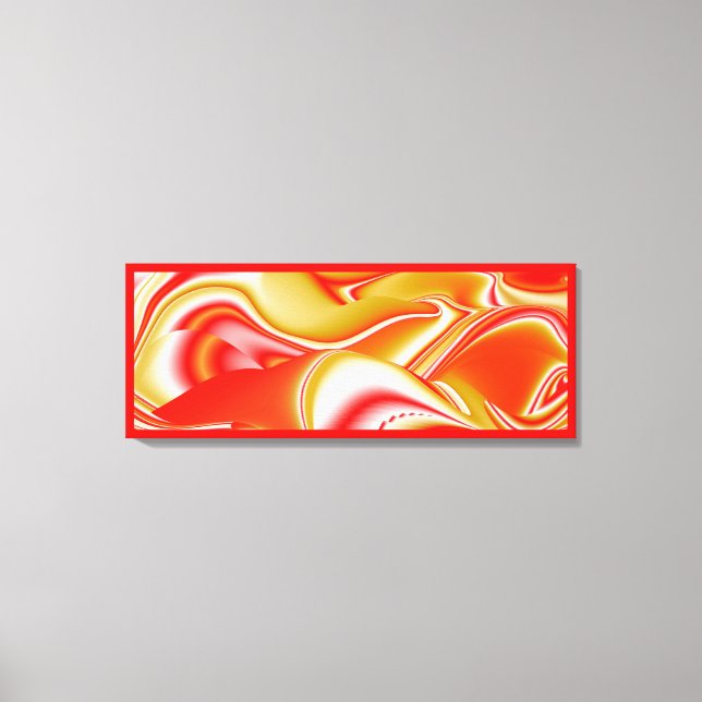 Toile Love and Gold Abstrait 3D Rainbowart (Recto)