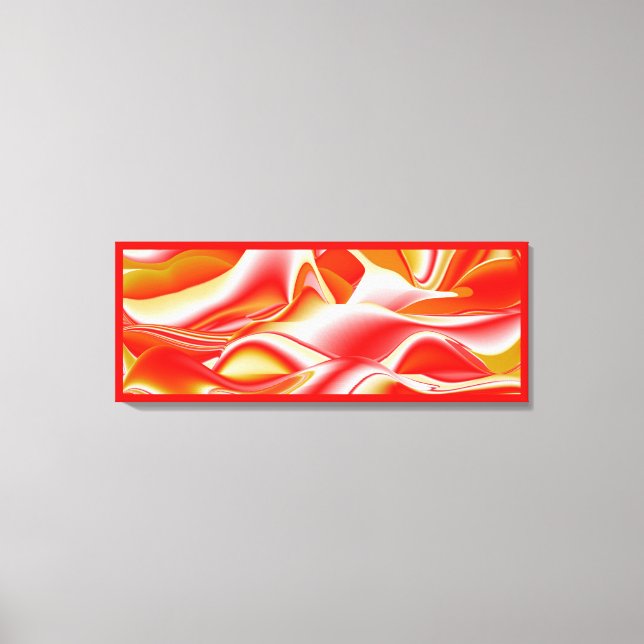 Toile Love and Gold Abstrait 3D Rainbowart (Recto)