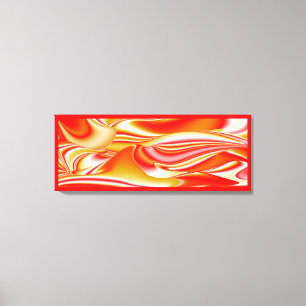 Toile Love and Gold Abstrait 3D Rainbowart