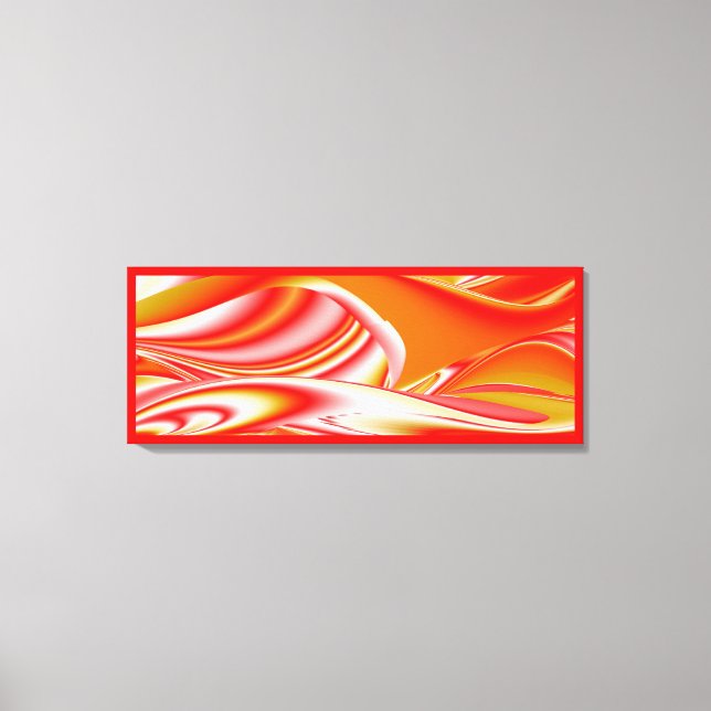Toile Love and Gold Abstrait 3D Rainbowart (Recto)