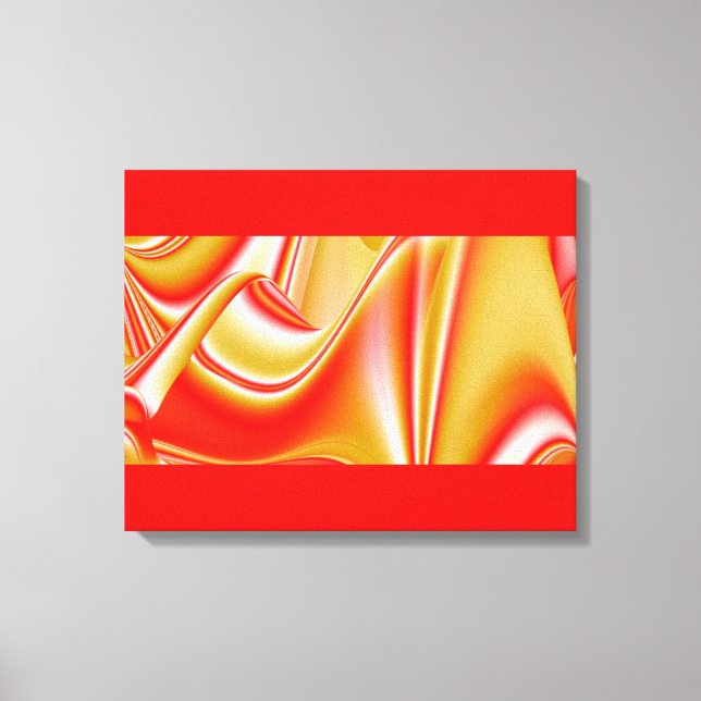 Toile Love and Gold Abstrait 3D Rainbowart (Recto)