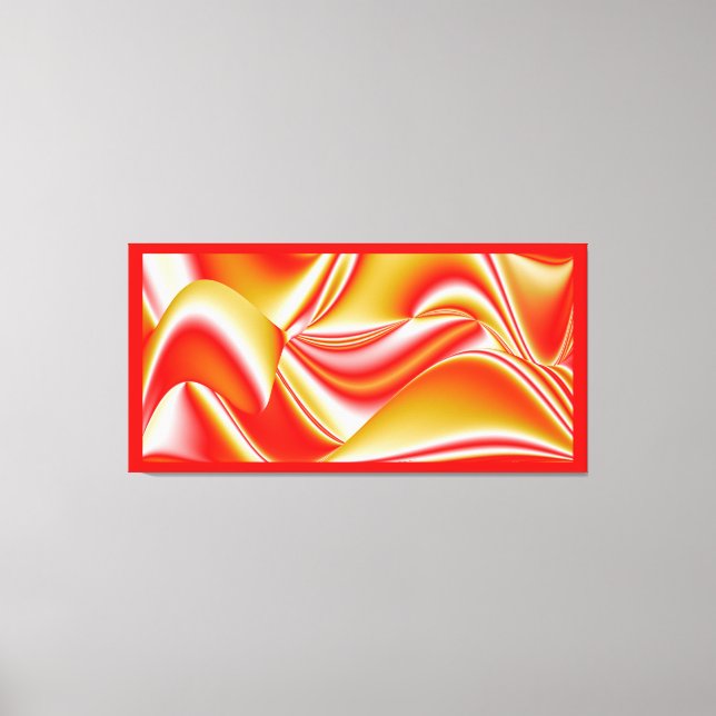 Toile Love and Gold Abstrait 3D Rainbowart (Recto)