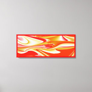 Toile Love and Gold Abstrait 3D Rainbowart