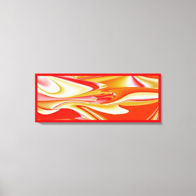 Toile Love and Gold Abstrait 3D Rainbowart (Recto)