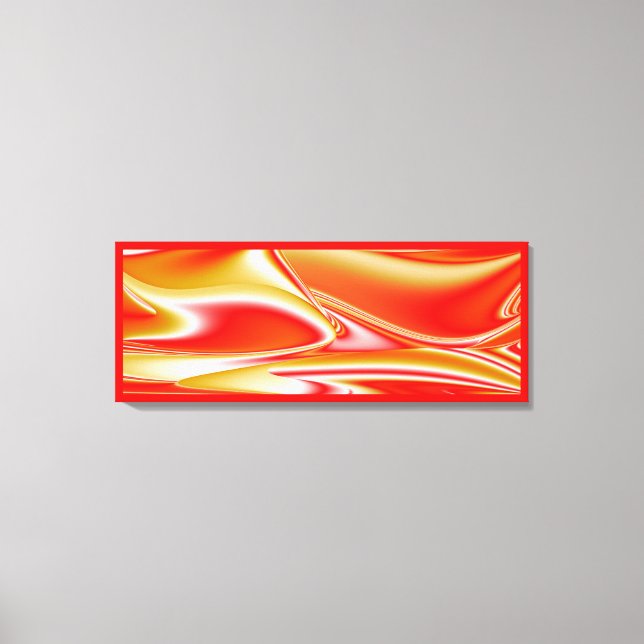 Toile Love and Gold Abstrait 3D Rainbowart (Recto)