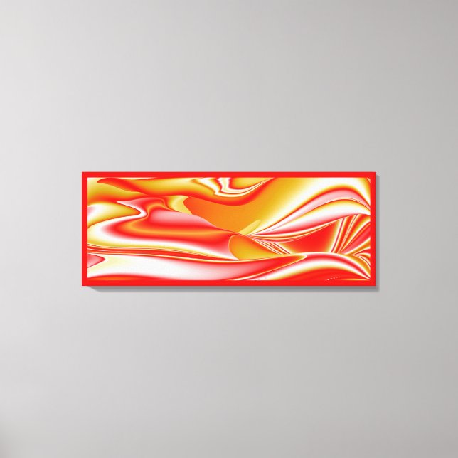Toile Love and Gold Abstrait 3D Rainbowart (Recto)