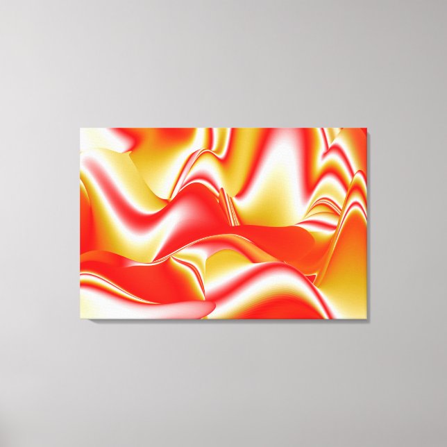 Toile Love and Gold Abstrait 3D Rainbowart (Recto)