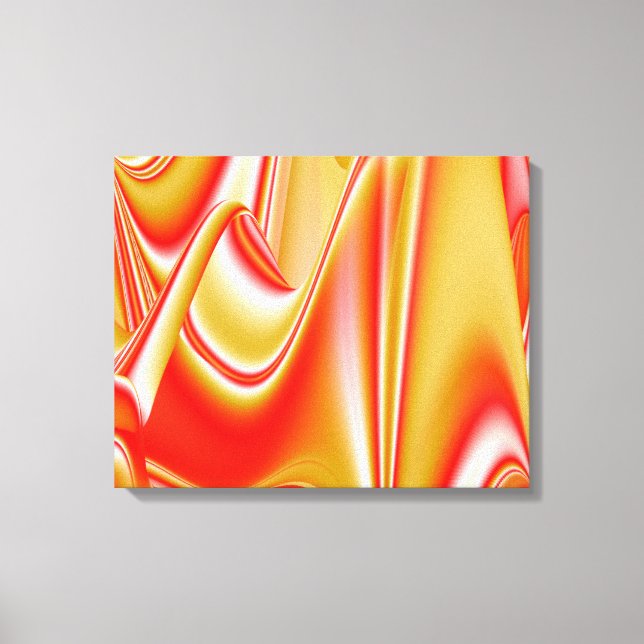 Toile Love and Gold Abstrait 3D Rainbowart (Recto)