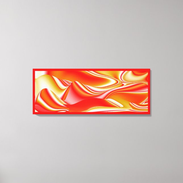 Toile Love and Gold Abstrait 3D Rainbowart (Recto)