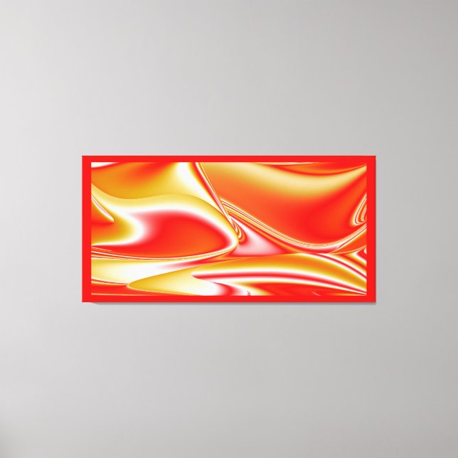 Toile Love and Gold Abstrait 3D Rainbowart (Recto)