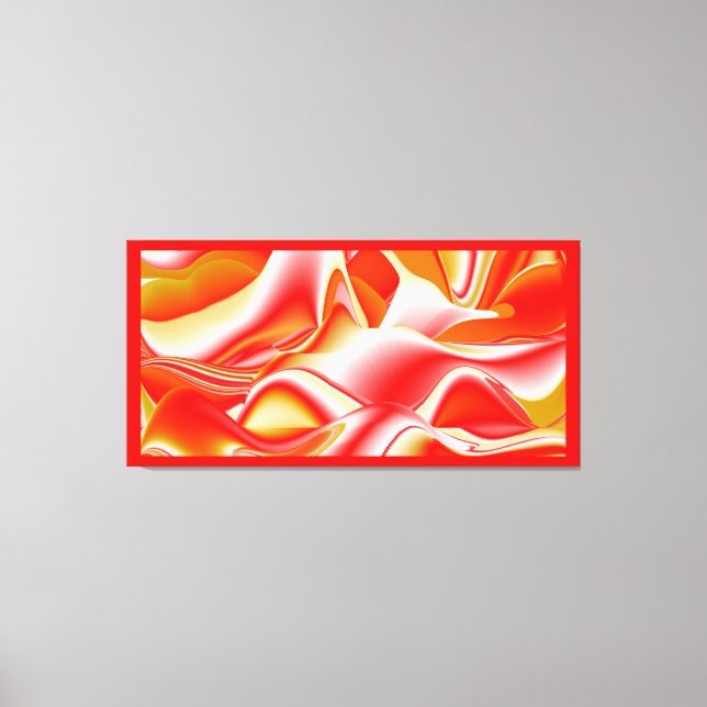 Toile Love and Gold Abstrait 3D Rainbowart (Recto)