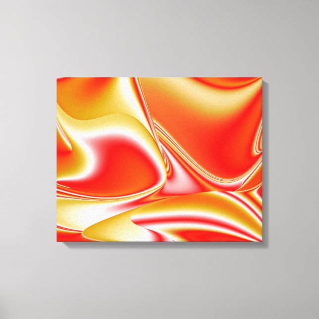 Toile Love and Gold Abstrait 3D Rainbowart (Recto)