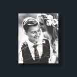 Toile LOVE Gold Overlay Canvas cadeau photo<br><div class="desc">AMOUR White Overlay Canvas cadeau photo</div>