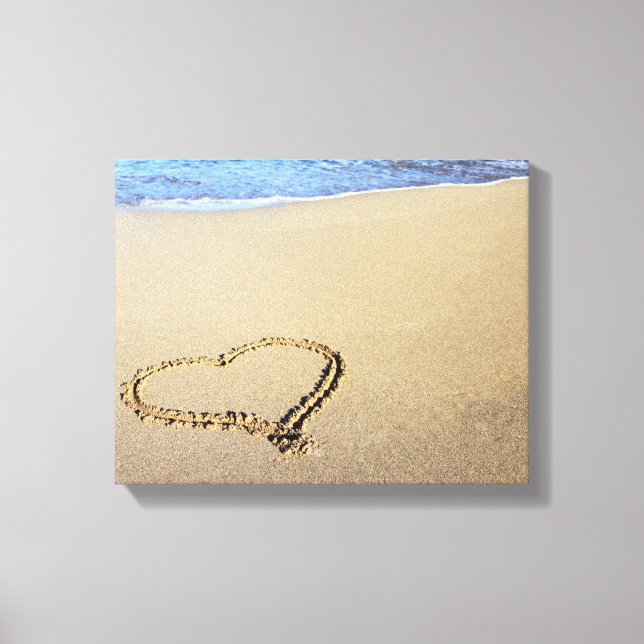 Toile Love Heart Beach (Recto)