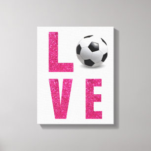 Toile Love Soccer