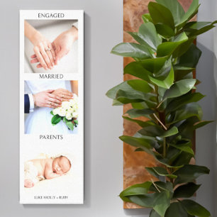 Toile Love Story Engagé Parents Mariés Couple Photo