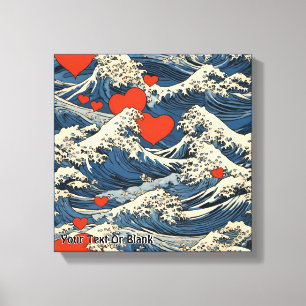 Toile Love Waves Off Kanagawa