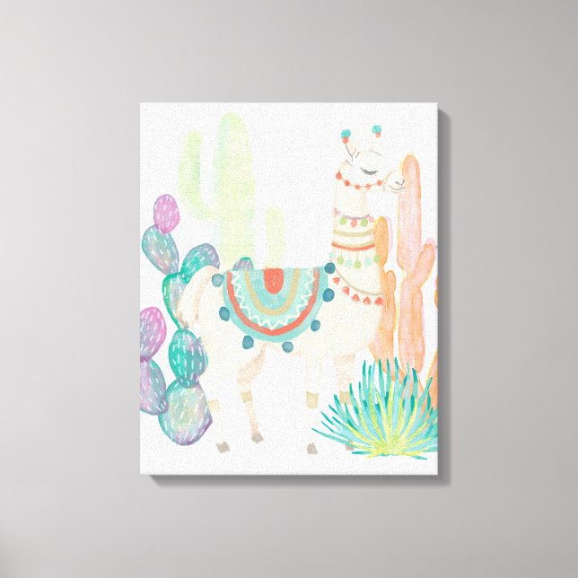 Toile Lovely Llamas II (Recto)