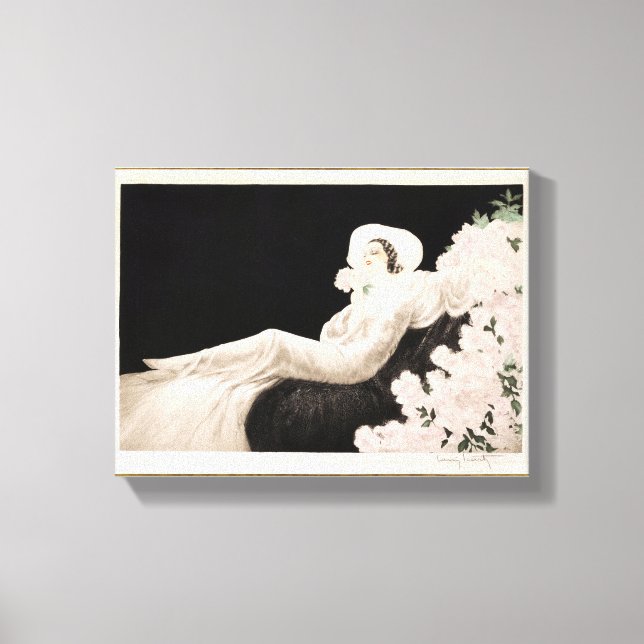 Toile Love's Blossom de Louis Icart (Recto)
