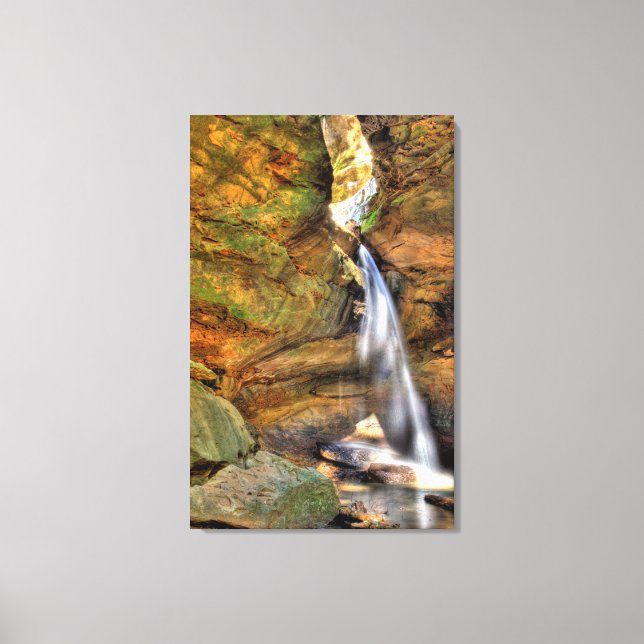 Toile Lower Falls, Conkle's Hollow, Hocking Hills, Ohio (Recto)