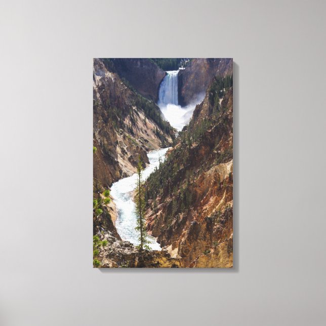 Toile Lower Falls Yellowstone (Recto)