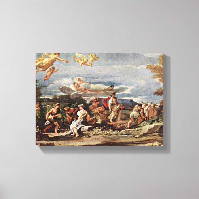 Toile Luca Giordano - Vertumnus et Pomona (Recto)