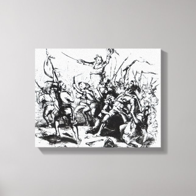 Toile Luddite Rioters, 1811-12 (Recto)