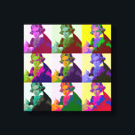 Toile Ludwig Van Beethoven Pop Art<br><div class="desc">Beethoven (1770-1827) fut compositeur et pianiste classique et romantique</div>