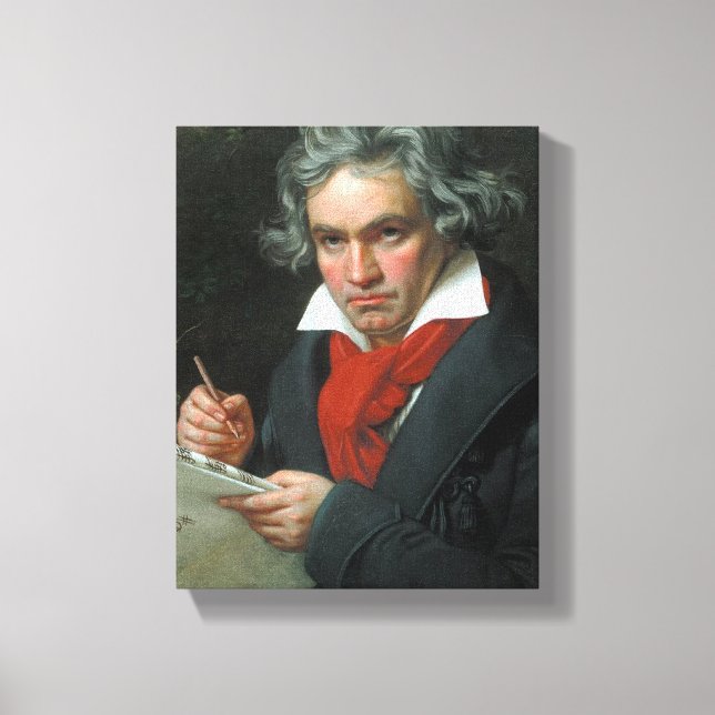 Toile Ludwig van Beethoven Portrait (Recto)