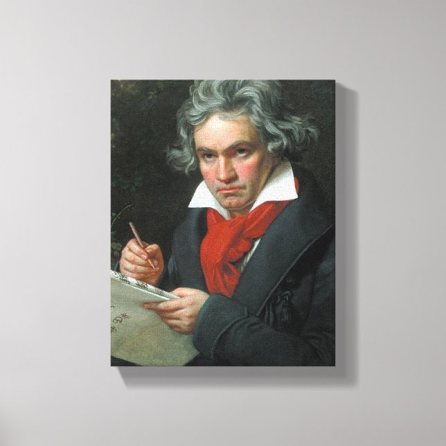 Toile Ludwig van Beethoven Portrait (Recto)