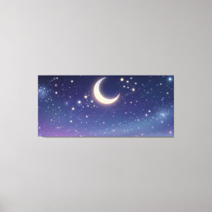 Toile Lueur nocturne rêveuse