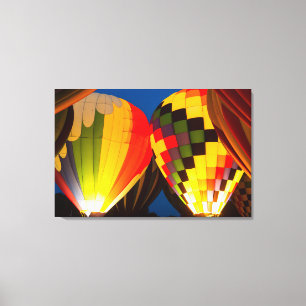 Toile Luminosité des ballons à air chaud