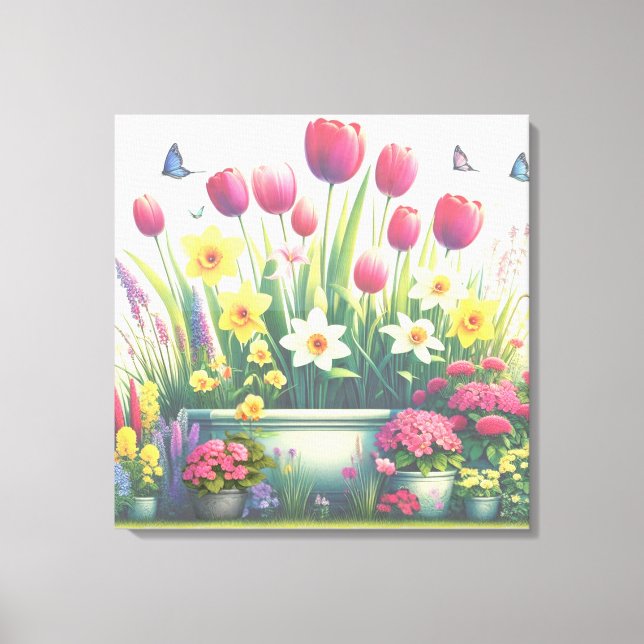 Toile Luminosité du jardin (Recto)