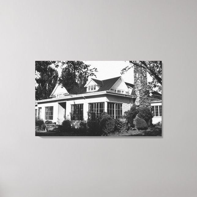 Toile Lummi Island, WA - View Loganita Lodge Photograph (Recto)