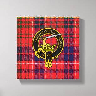 Toile Lumsden Scottish Crest et Tartan Canvas