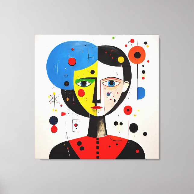 Toile Luna - Dualité d'expression (Recto)