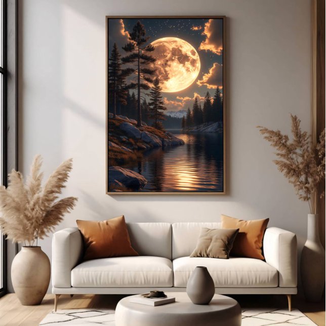 Toile Lune de miel au crépuscule (Créateur téléchargé)