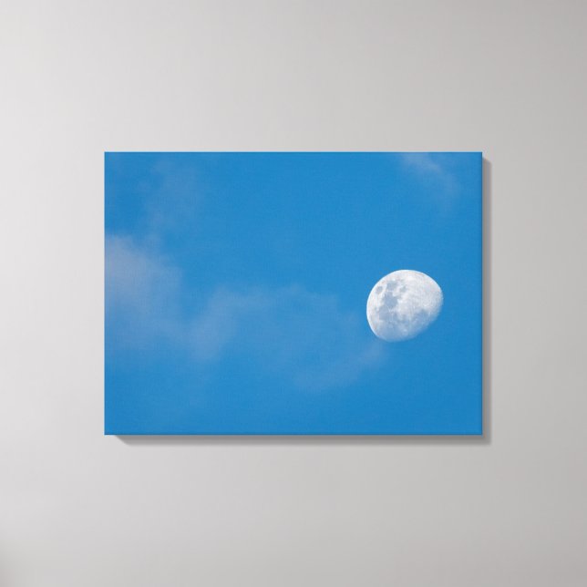 Toile Lune du matin | Zambie, Afrique (Recto)