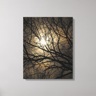Toile Lune mystique