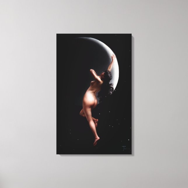 Toile Lune Nymph par Luis Ricardo Falero (Recto)
