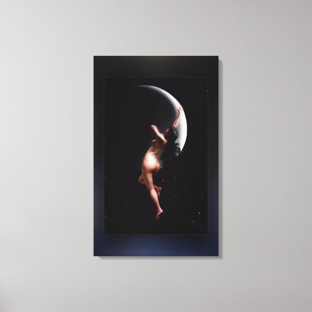 Toile Lune Nymph par Luis Ricardo Falero (Recto)