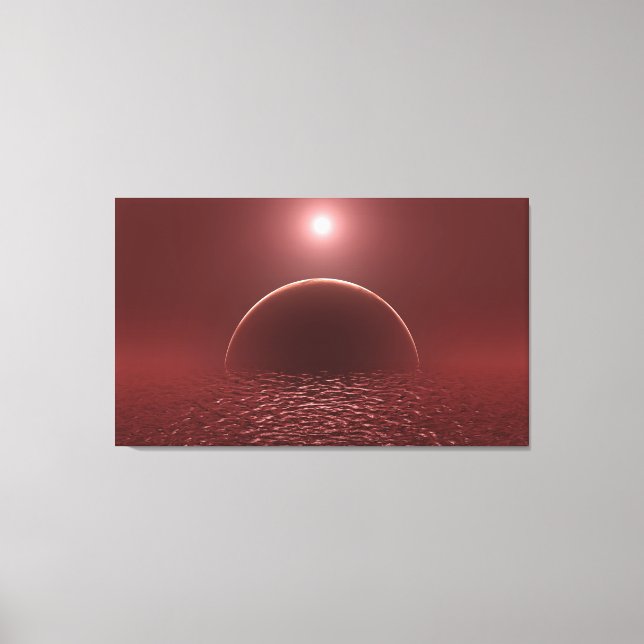 Toile Lune océanique (Recto)