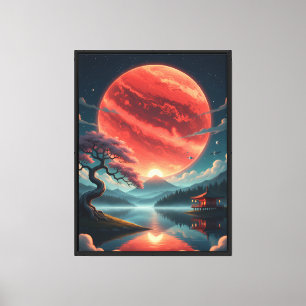 Toile Lune Sakura